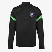 Mullingar Handball Club KCS Kinova Quarter Zip Top - Black / Green image
