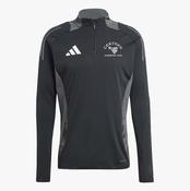 Cortoon Badminton Club Adidas 24 Tiro Competition Half Zip - Black / Grey