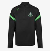 Northern Gaels GFC Longford KCS Kinova Quarter Zip Top - Black / Green image