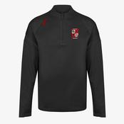 Turin Hurling Club KCS Kinova Quarter Zip Top - Black / Black image