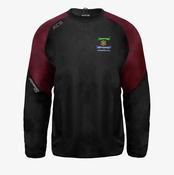 Cromane GAA KCS Focus Windcheater - Black / Maroon