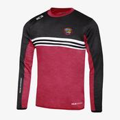 Glenbeigh Glencar GAA KCS Cortez Crew Neck Top - Red / Black / White image