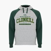 Clonkill GAA KCS Detroit Hoodie - Grey / Green image