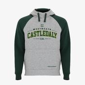 Castledaly GAA KCS Detroit Hoodie - Grey / Green image