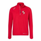 Turin Hurling Club KCS Men's Elevate Core Half Zip Top - Red image