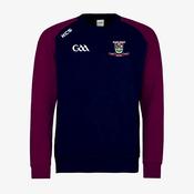 Daingean GAA KCS Baseball Crew Sweat - Navy / Maroon image