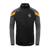 St. Vincent's GAA Offaly KCS Zola Quarter Zip Top - Black /  Graphite / Gold image
