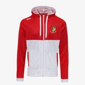 Edenderry GAA KCS Retro Zoodie - Fire Red / Artic White image