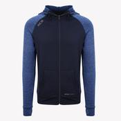 KCS 57 Zip Hoodie - Navy Melange