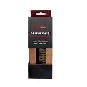 Shoe String Clean and Polish Brush Pair