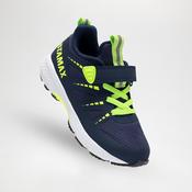 Istamax Boys Navy and Neon Green Trainers