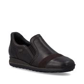 Rieker Ladies Dark Brown Leather Waterproof Shoes image