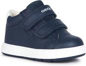 Geox Navy Blue Leather Baby Boys Booties