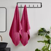 Hot Pink 100% Cotton Quick Dry Towel by Catherine Lansfield