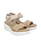 Rieker Ladies Beige Sandals