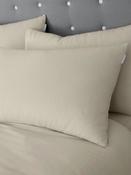 Catherine Lansfield Cream Brushed Cotton Sheets and Pillowcases