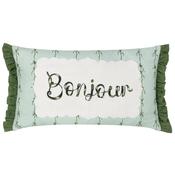 Bonjour Mint Feather Filled Cushion