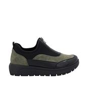 Remonte Ladies Black and Green Sneakers