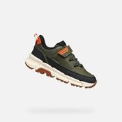 Geox Khaki Green Waterproof Runners