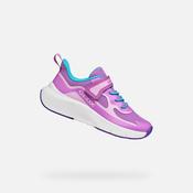 Geox Girls Purple and Lilac Sneakers