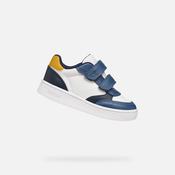 Geox Baby Boys Blue and White Sneakers image