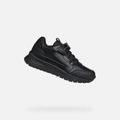 Geox Boys Black School Shoes image