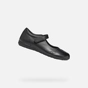 Geox Girls Black Leather Shoes image