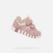 Geox Old Rose and Ivory Baby Girls Sneakers