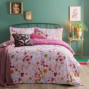 Enchanted Pink Reversible Duvet Cover Set