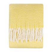 Isla Woven Tasselled Throw Butter Yellow