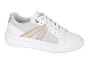 Cipriata Ladies White, Silver and Gold Trainers image