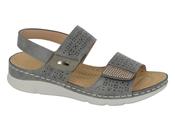Ladies Pewter Sandals