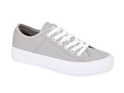 Ladies Grey Canvas Shoes