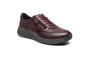 G-Comfort Ladies Waterproof Burgundy Leather Sneakers image