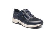 G-Comfort Ladies Waterproof Navy Leather Sneakers image
