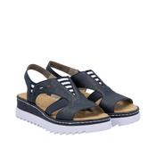 Rieker Ladies Navy Blue Sandals
