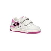 Geox White and Fuchsia Minnie Mouse Sneakers image
