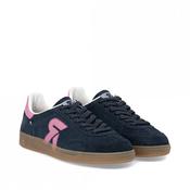 Rieker Ladies Sport Navy and Pink Suede Sneakers