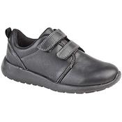 Boys Black School Shoes