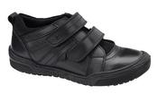 Hush Puppies Children's Black School Shoes