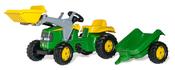 Rolly Toys John Deere Tractor With Loader And Trailer image