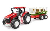Bruder Roadmax Tractor With Forwarding Trailer &amp; Tree Trunks image
