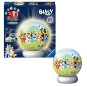 Ravensburger Bluey Lit 72 Piece 3D Jigsaw Puzzle - Night Light image
