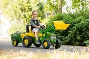 Rolly John Deere Large Tractor With Loader And Trailer image