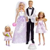 Barbie Wedding Gift Set Dolls 4 Pack image