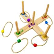 Wooden Garden Ring Toss Game