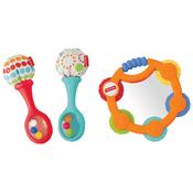 Fisher-Price Tambourine And Maracas Baby Rattle Gift Set
