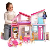 Barbie Malibu House With 6 Rooms And 25 Accessories image