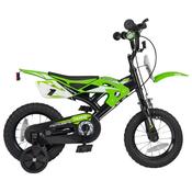 12 Inch Moto X Motocross-Style Bike Green image