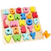 Chunky Wooden Alphabet Shapes Puzzle